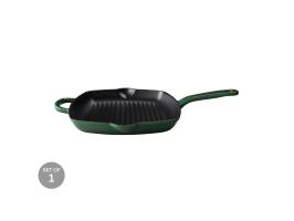 Maxwell and Williams Cast Iron Grill Pan 26cm Racing Green