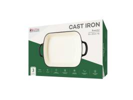 Maxwell and Williams Cast Iron Roaster 34x26cm Racing Greem