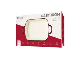 Maxwell and Williams Cast Iron Roaster 34x26cm Merlot