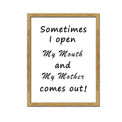 Sometimes I Open My Mouth Sign