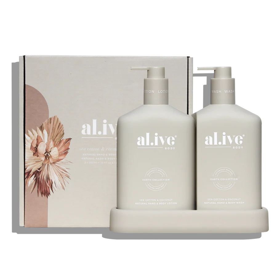 Alive Sea Cotton &amp; Coconut Duo Wash and Lotion