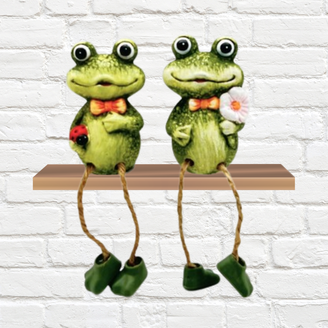 Frog Freddie and Freda Sitters