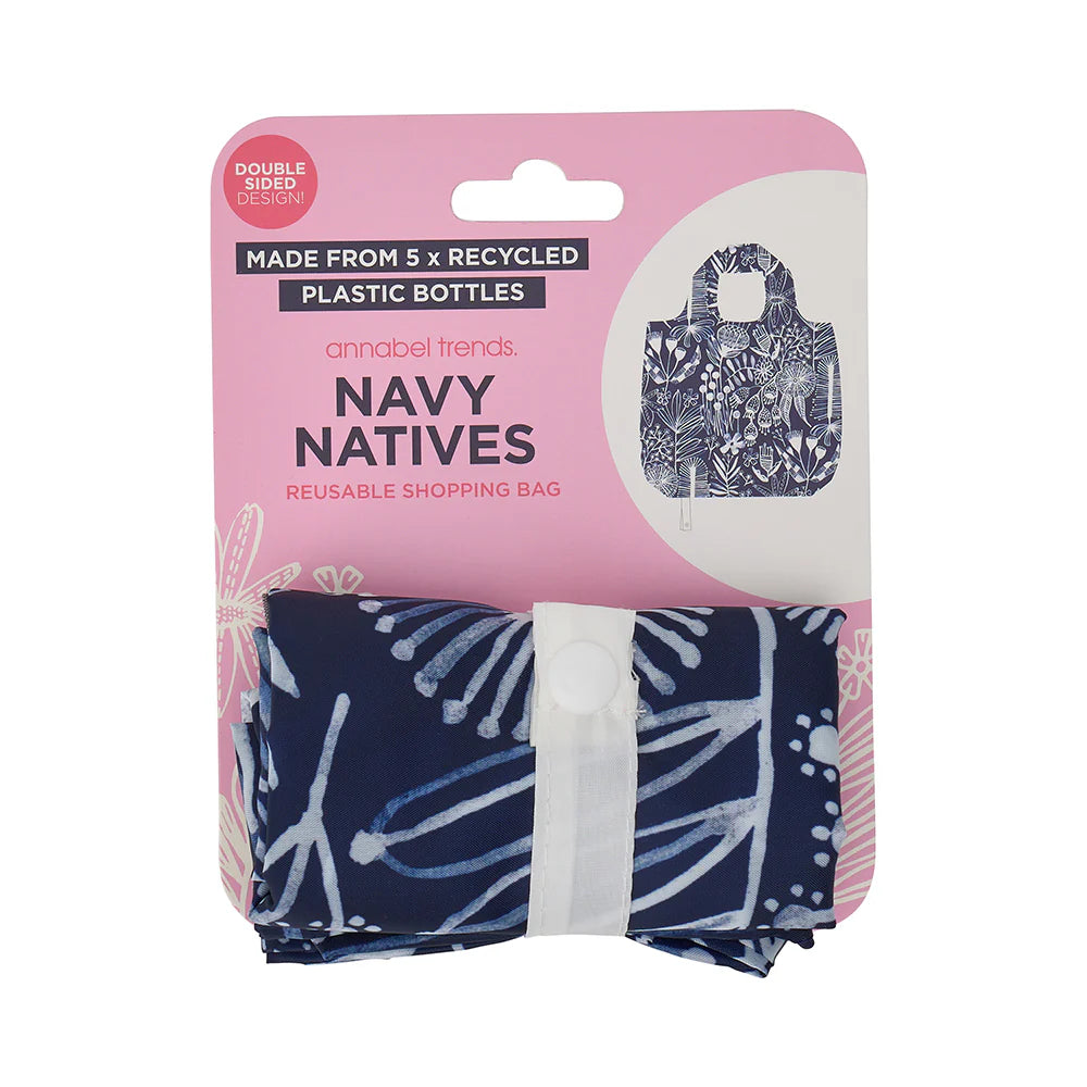 Shopping Tote Navy Natives