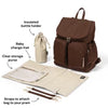 OIOI Signature Nappy Back Pack Chocolate Nylon