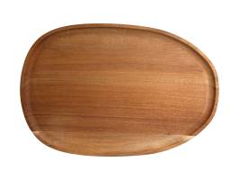 Maxwell and Williams Acacia Wood Organic Platter 45x30cm Natural