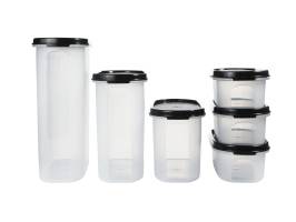 Tupperware Modular Oval Dry Food Container Set of 6