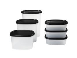 Tupperware Modular Oval Dry Food Container Set of 6