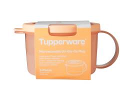 Tupperware Microwavable On The Go Mug 460ml Orange