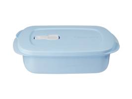 Tupperware Microwavable Rectangle Food Container 1Lt Blue