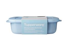 Tupperware Microwavable Rectangle Food Container 1Lt Blue