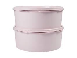 Tupperware Heritage Canister Set of 2 1.8lt Pink