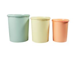 Tupperware Heritage Canister Set of 3 1.2ltr 1.8lt 2.7lt