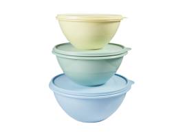 Tupperware Original 3 Bowl Set 1.1lt 1.7lt 2.5lt