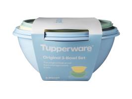 Tupperware Original 3 Bowl Set 1.1lt 1.7lt 2.5lt