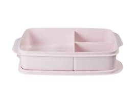 Tupperware Divided Rectangle Lunch Box 1lt Pink