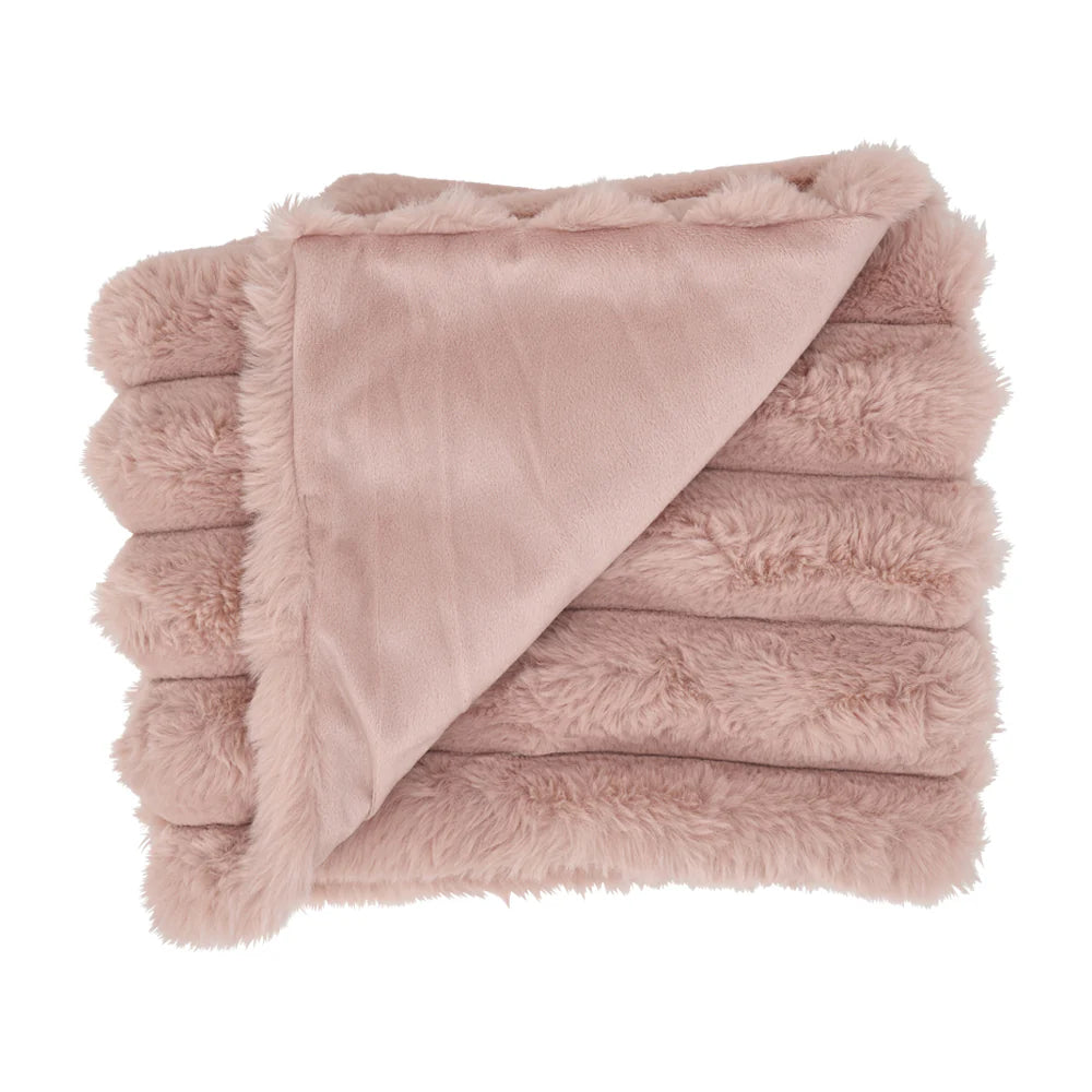Annabel Trends Baby Throw Rug Dusty Pink