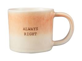 Maxwell And Williams Quote Mug 350ml Always Right