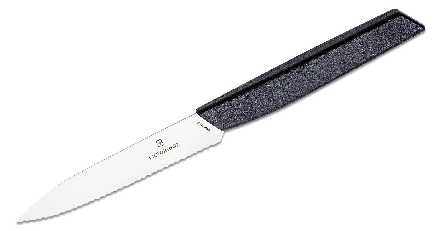 Victorinox Paring Knife 10cm Serrated Black