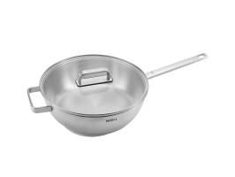 WOLL Steel Saute Pan With Lid 28cm 4.6lt