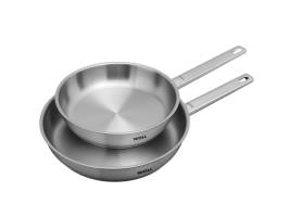 Woll Stainless Steel Twin Frypan Set 20cm And 28cm