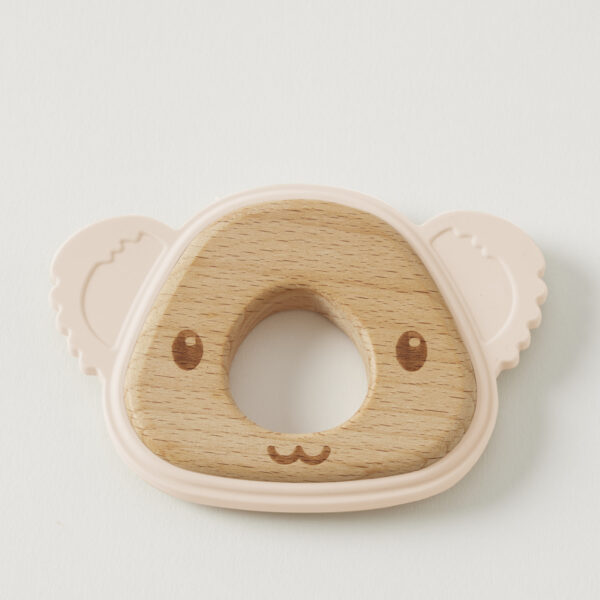 Jiggle and Giggle Riley Koala Silicone Teether Peach