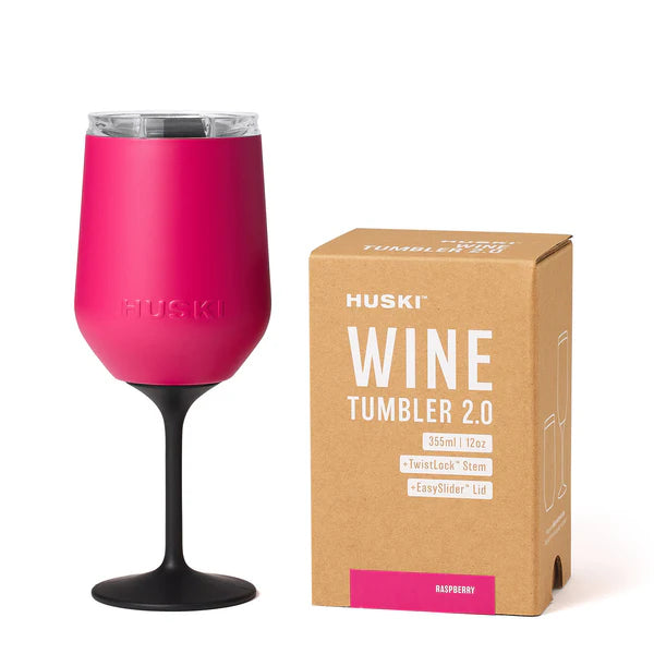 Huski Wine Tumbler Rasberry