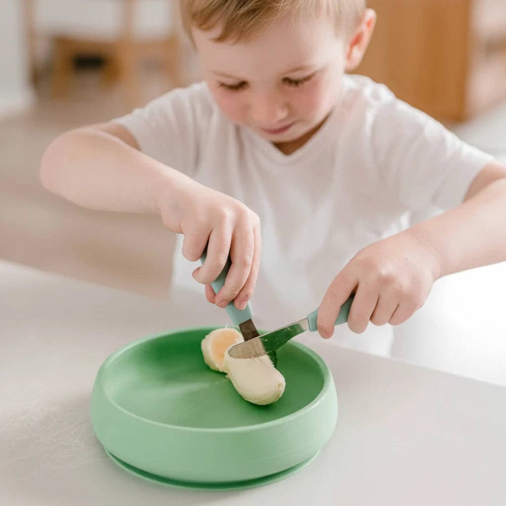 Suckie Scoop Silicone Suction Plate: Biscoff