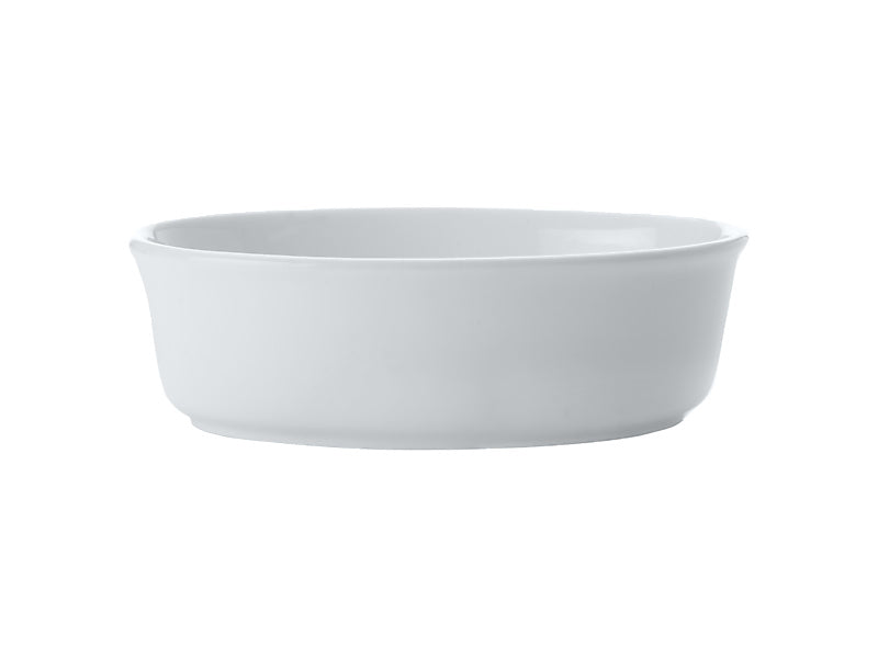 Mw White Basics Pie Dish Oval 13cm