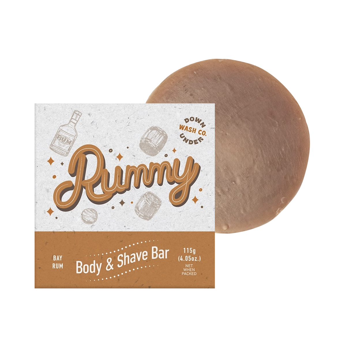 Rummy Body & Shave Bar (Bay Rum)