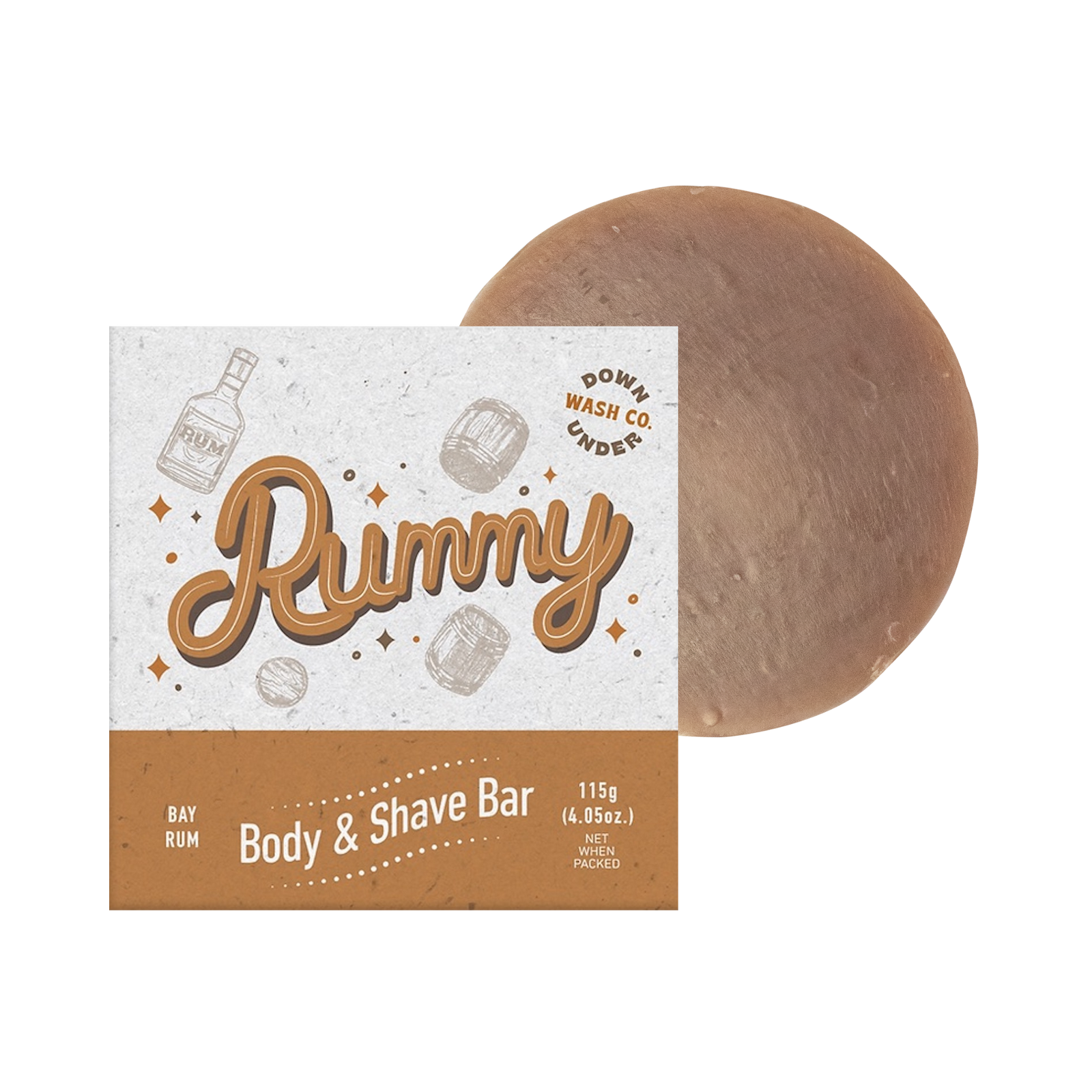 Rummy Body & Shave Bar (Bay Rum)