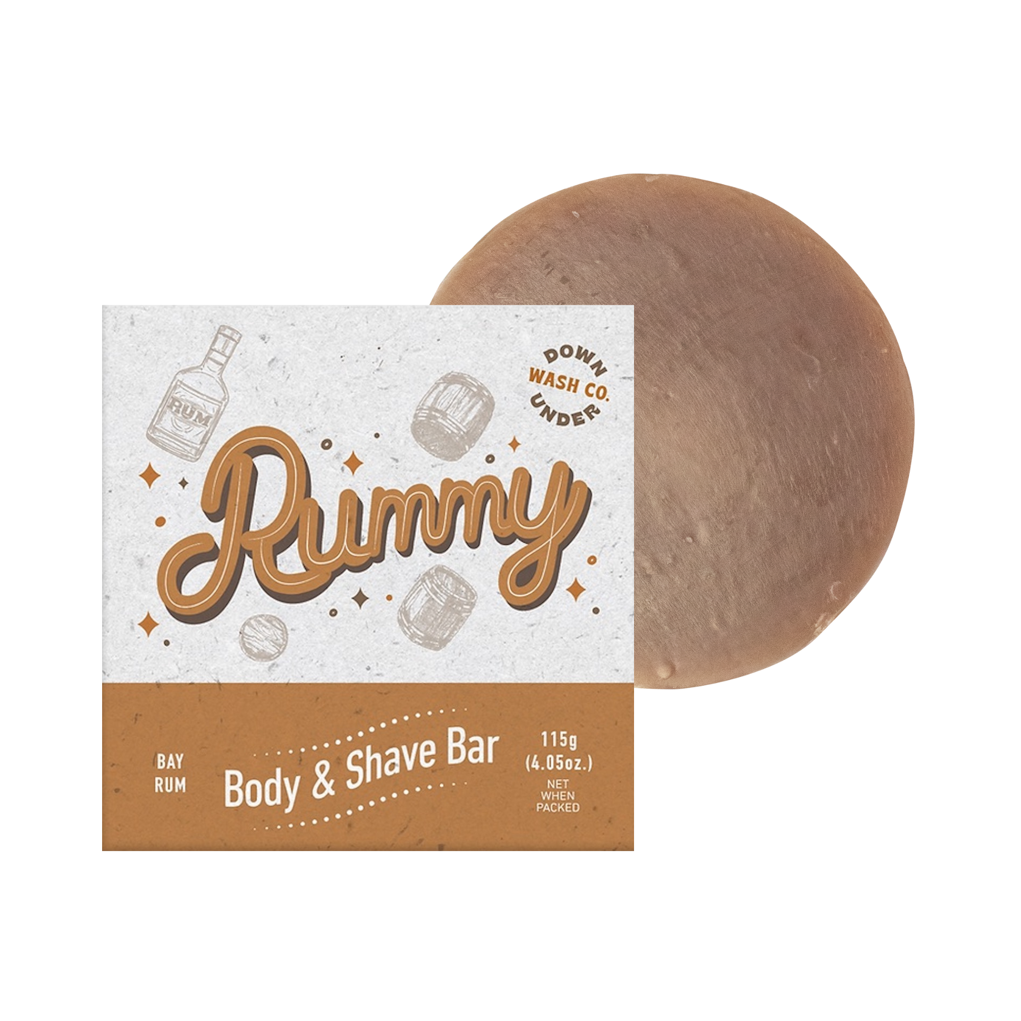 Rummy Body & Shave Bar (Bay Rum)