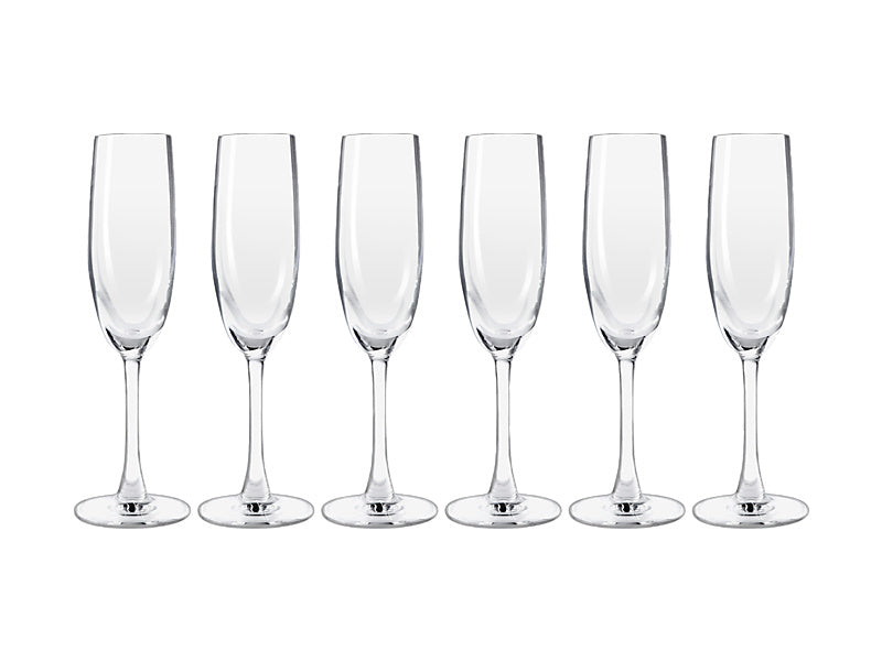 Maxwell and Williams Cosmopolitan Flute 160ml Set 6