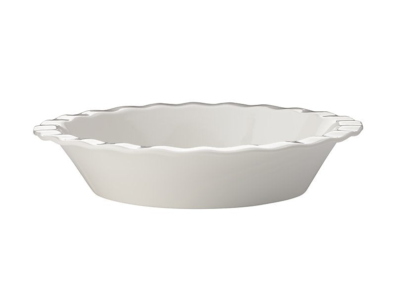 Mw Epicurious Fluted Pie Dish 25 X 5 cm White GB