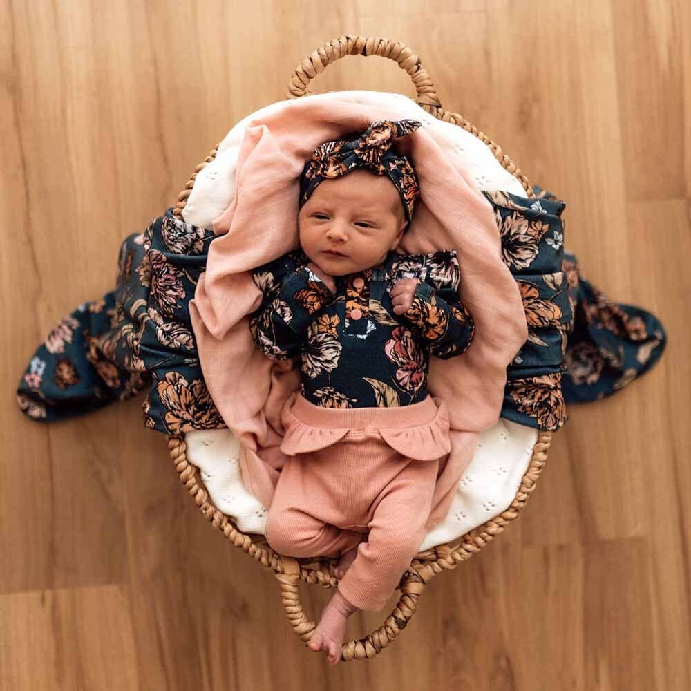 Rose Organic Pants: Newborn (0000)