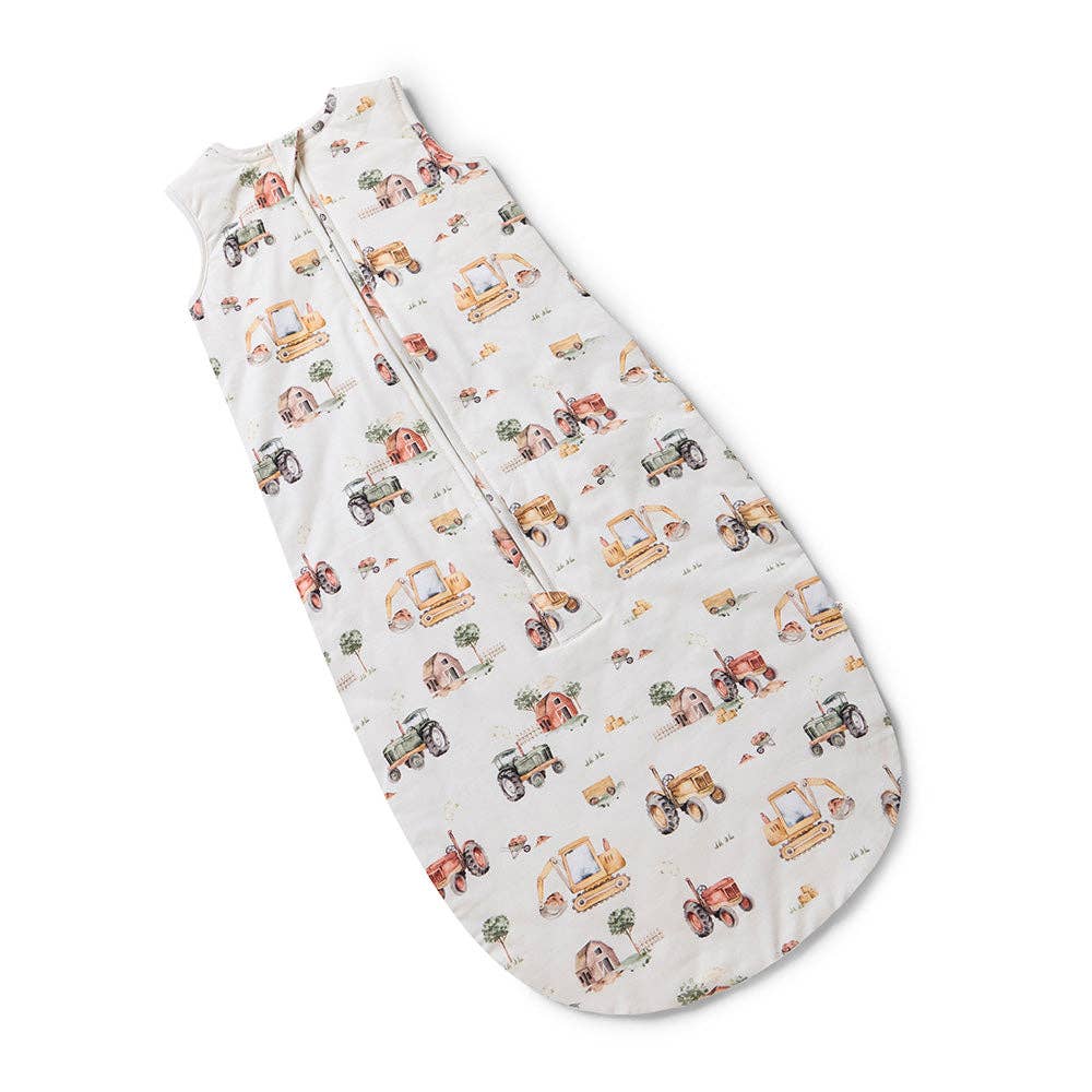 Diggers & Tractors Organic Sleeping Bag 2.5 TOG: 6-12M