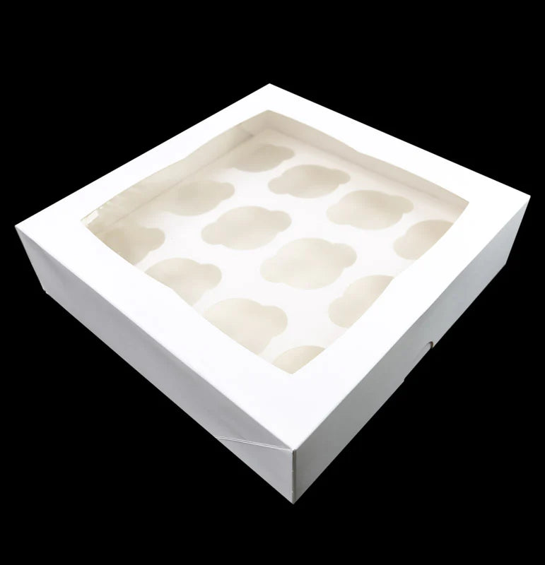 Cake Craft Cupcake Box 12 Holes 5 Inch High
