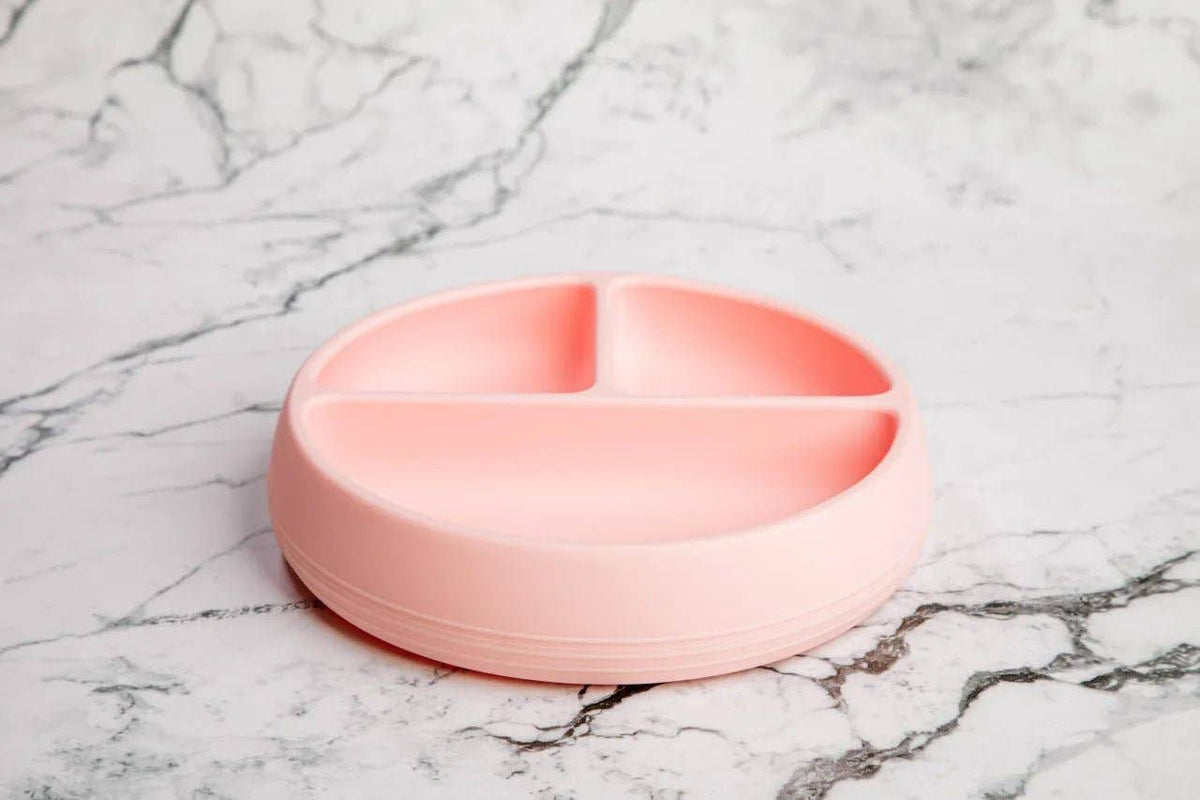 Suckie Scoop Divided Suction Plate: Fairy Floss