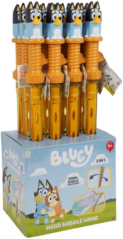 Bluey 2 In 1 Mega Bubble Wand