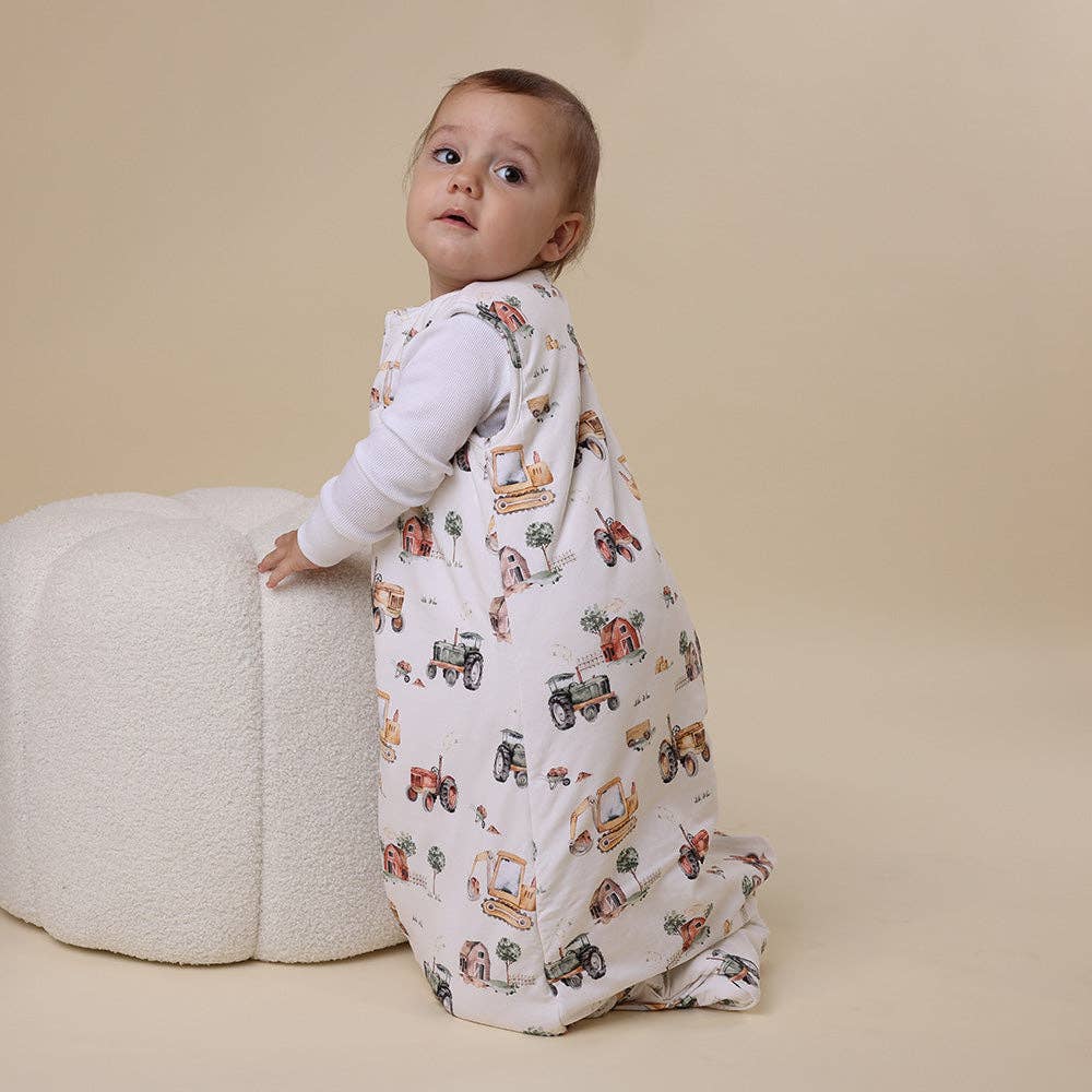 Diggers & Tractors Organic Sleeping Bag 2.5 TOG: 6-12M