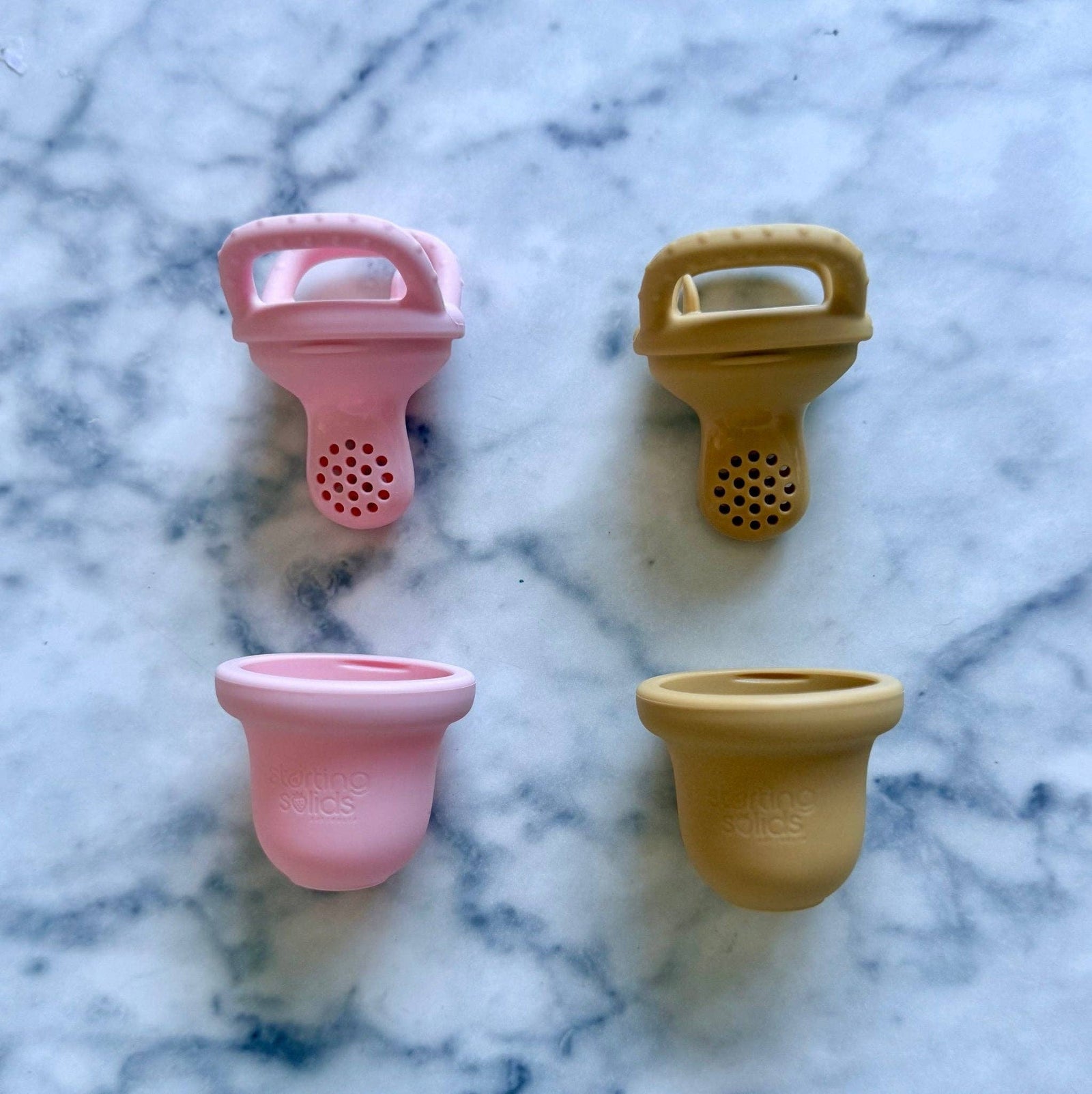 Foodie Teether – Silicone Baby Feeder: Mint Crisp + Blue Lemonade