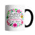 She Believed She Could Mug: BLACK HANDLE