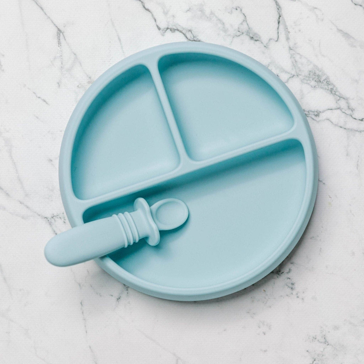 Suckie Scoop Divided Suction Plate: Biscoff