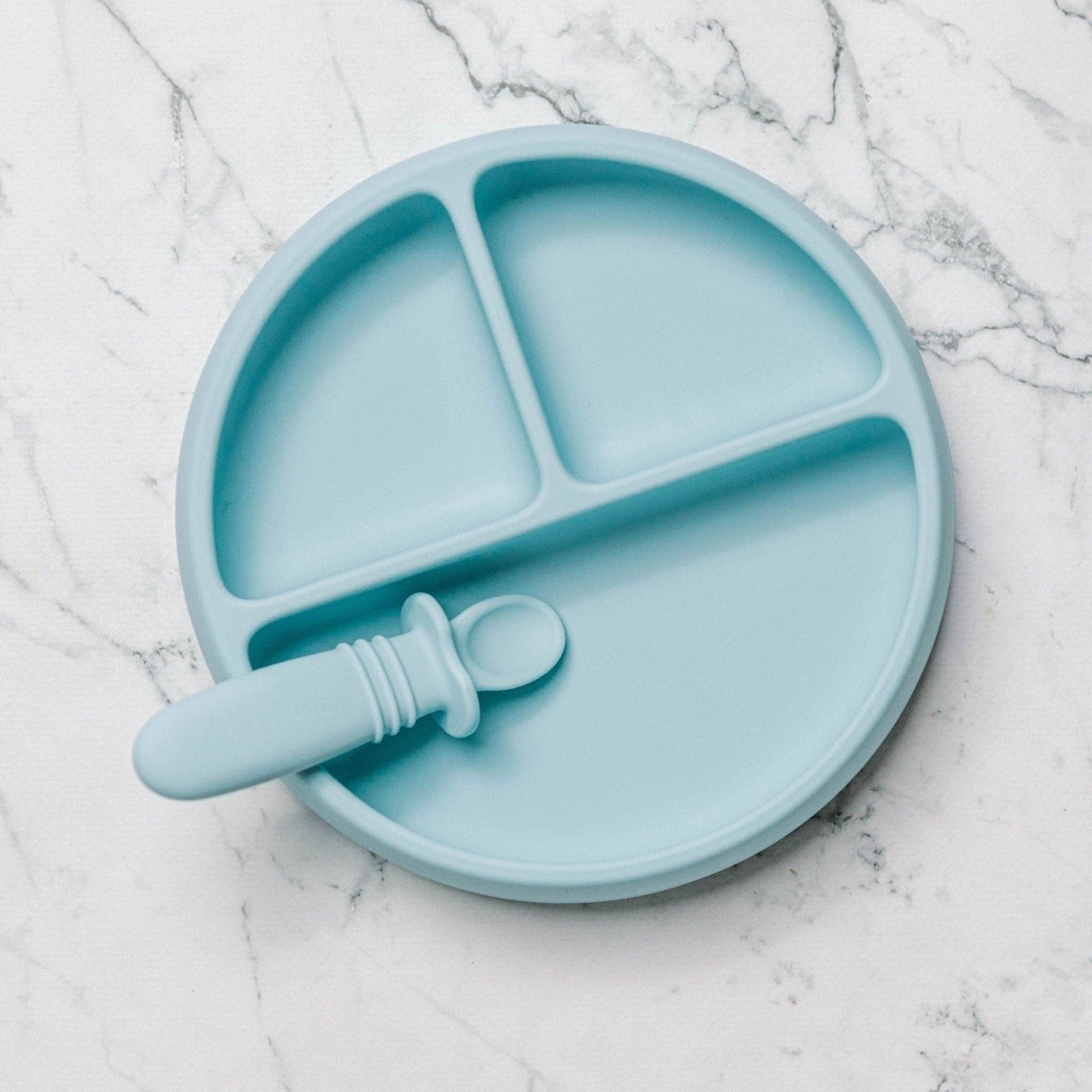 Suckie Scoop Divided Suction Plate: Biscoff