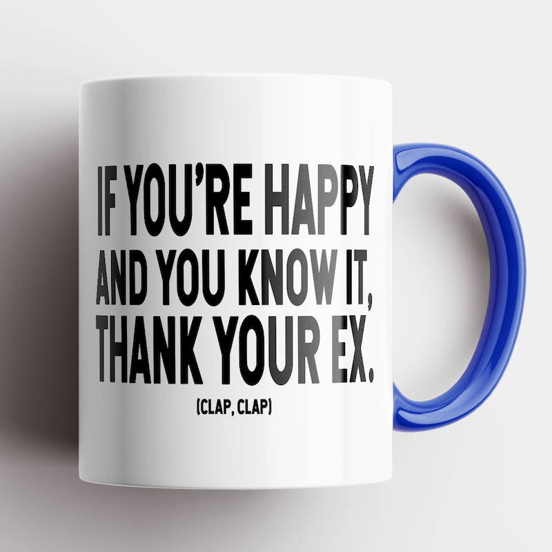 Thank Your Ex Mug: BLACK