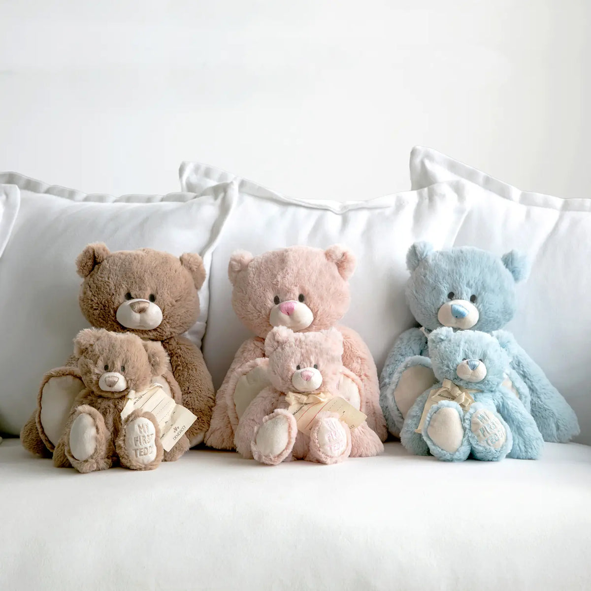 My first Teddy bear Blue 40cm