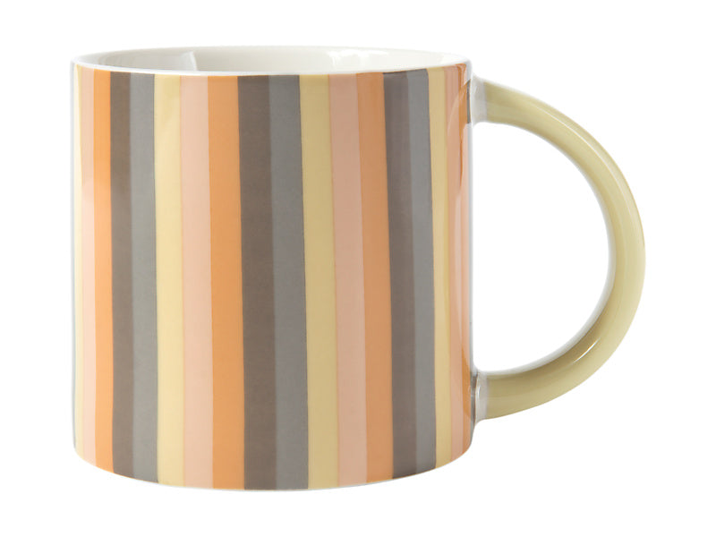 MW Power Pop Stripes Mug 400ml Charcoal