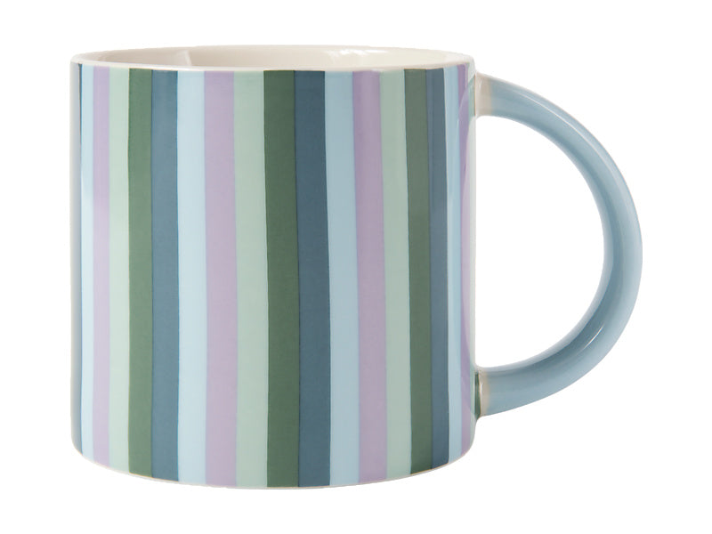 MW Power Pop Stripes Mug 400ml Lilac