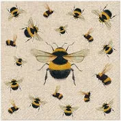 Paw Lunch Napkin 33cm Dancing Bees