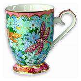 Lisa Pollock Ceramic Cup Pretty Patchwork