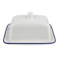 Maxwell And Williams Cafe Blue Butter Dish 16cm